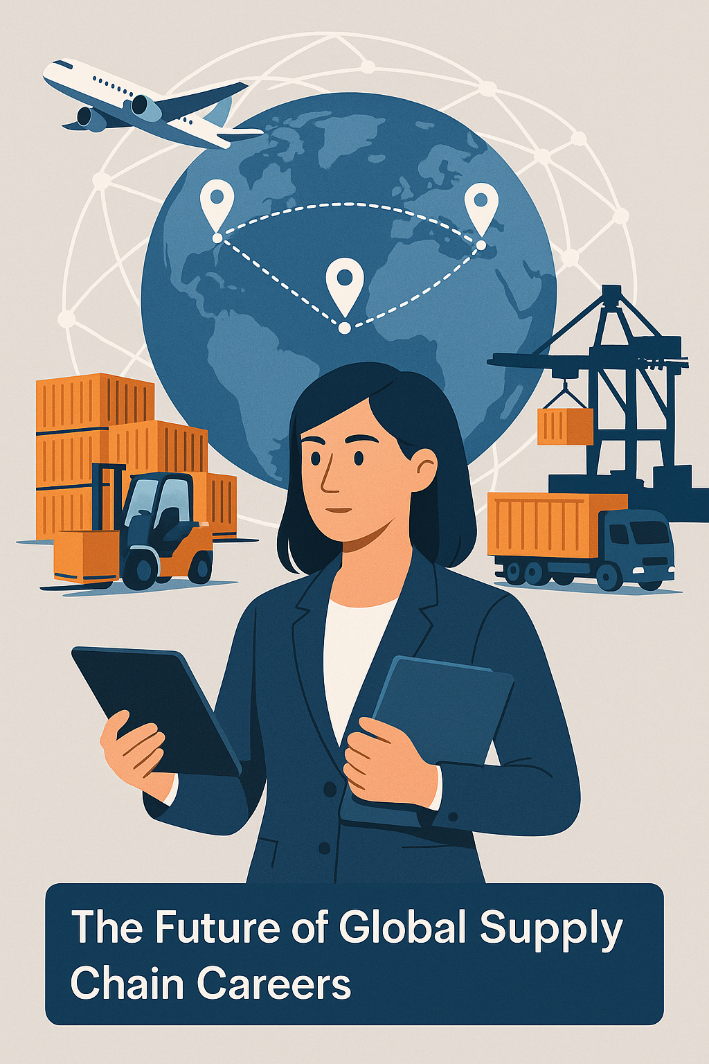 Understand how modern supply chain management has evolved into a strategic business function, offering diverse career paths from warehouse robotics to sustainability coordination and international logistics.